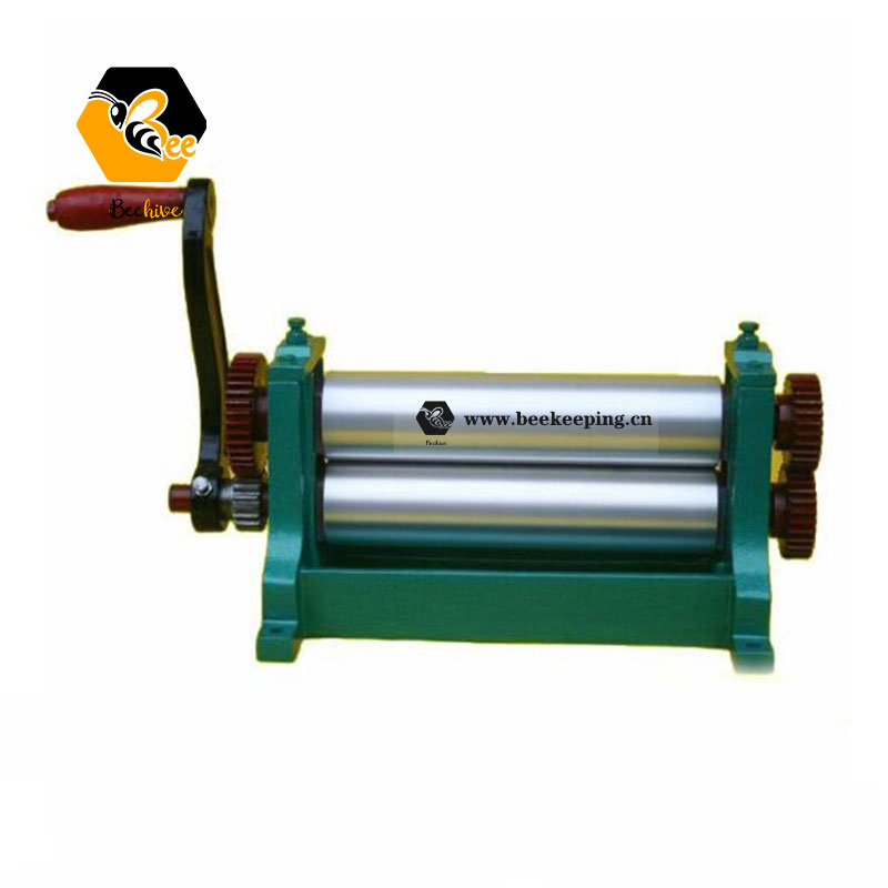 Beeswax Sheet Roll - อุปกรณ์การเลี้ยงผึ้งที่ไม่เหมือนใคร เครื่องรีดแบบแมนนวล / เครื่องรีดประดับด้วยลูกปัดแบบเพลท / เครื่องทําแผ่นแบนหวีสําหรับขี้ผึ้ง