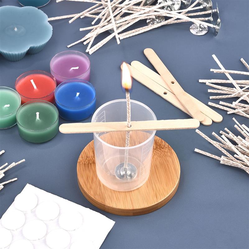 30Pcs เทียนต่ำควัน Pre-Waxed D - Candle Supplies Storage บทวิจารณ์และราคา