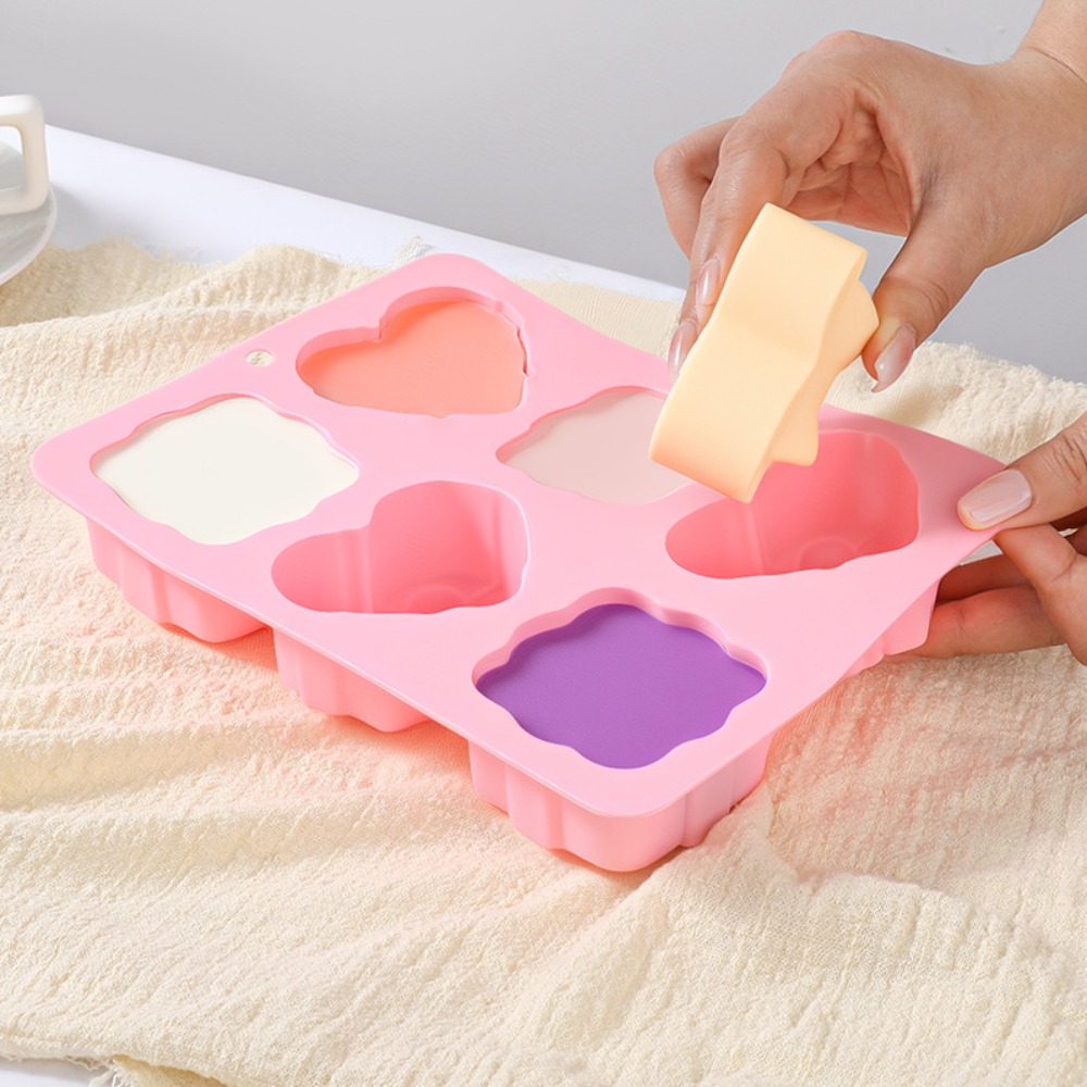 รูปหัวใจสแควร์แม่พิมพ์ซิลิโคน  - Candle Supplies Storage บทวิจารณ์และราคา