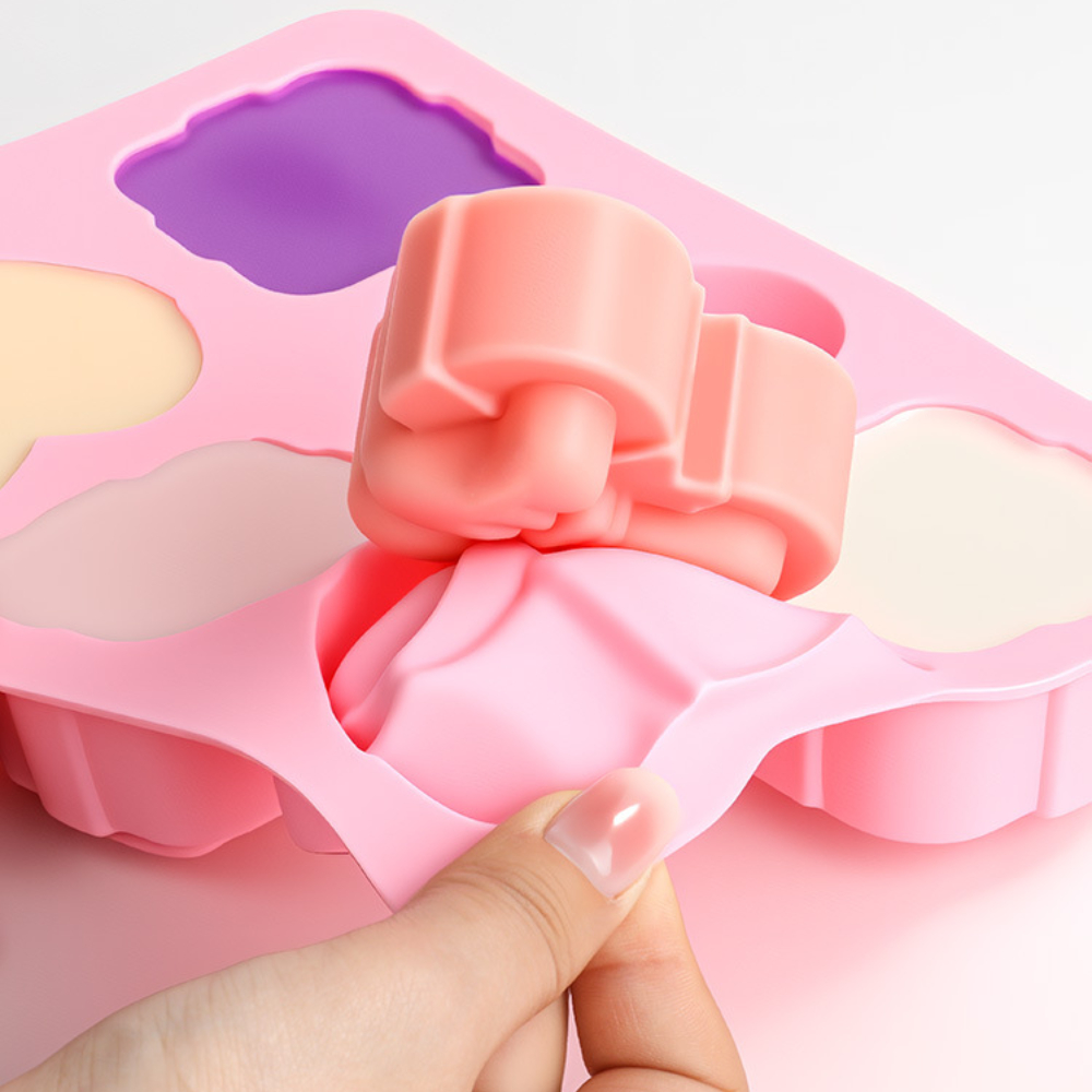 รูปหัวใจสแควร์แม่พิมพ์ซิลิโคน  - Candle Supplies Storage บทวิจารณ์และราคา