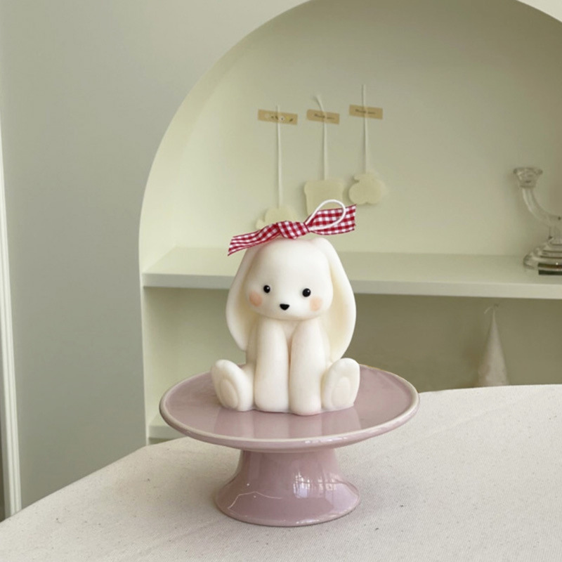 แม่พิมพ์ซิลิโคนรูปกระต่ายนั่ง3 - Candle Supplies Store บทวิจารณ์และราคา