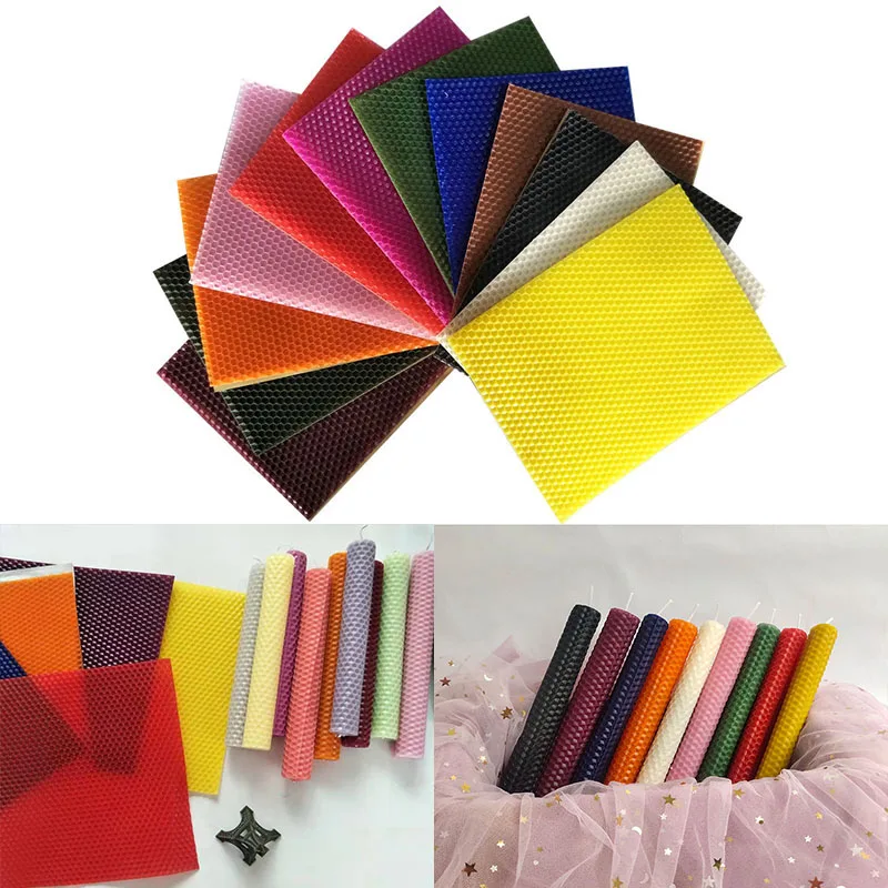 12 ชิ้น/ชุด แผ่นขี้ผึ้งขนาด 15 - Beeswax Sheet Roll บทวิจารณ์และราคา