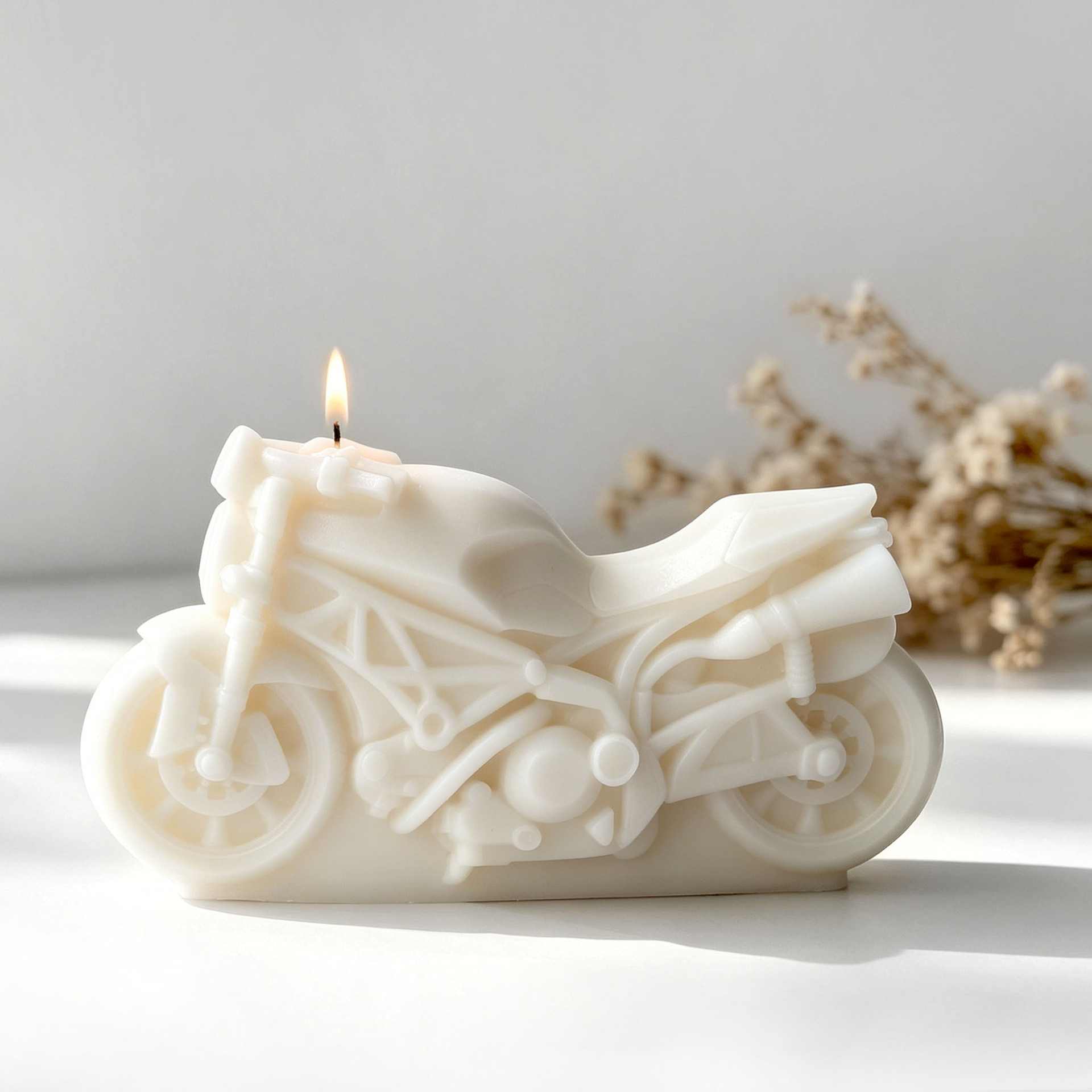 แม่พิมพ์ซิลิโคนรูปทรงมอเตอร์ไซ - Candle Supplies Storage บทวิจารณ์และราคา