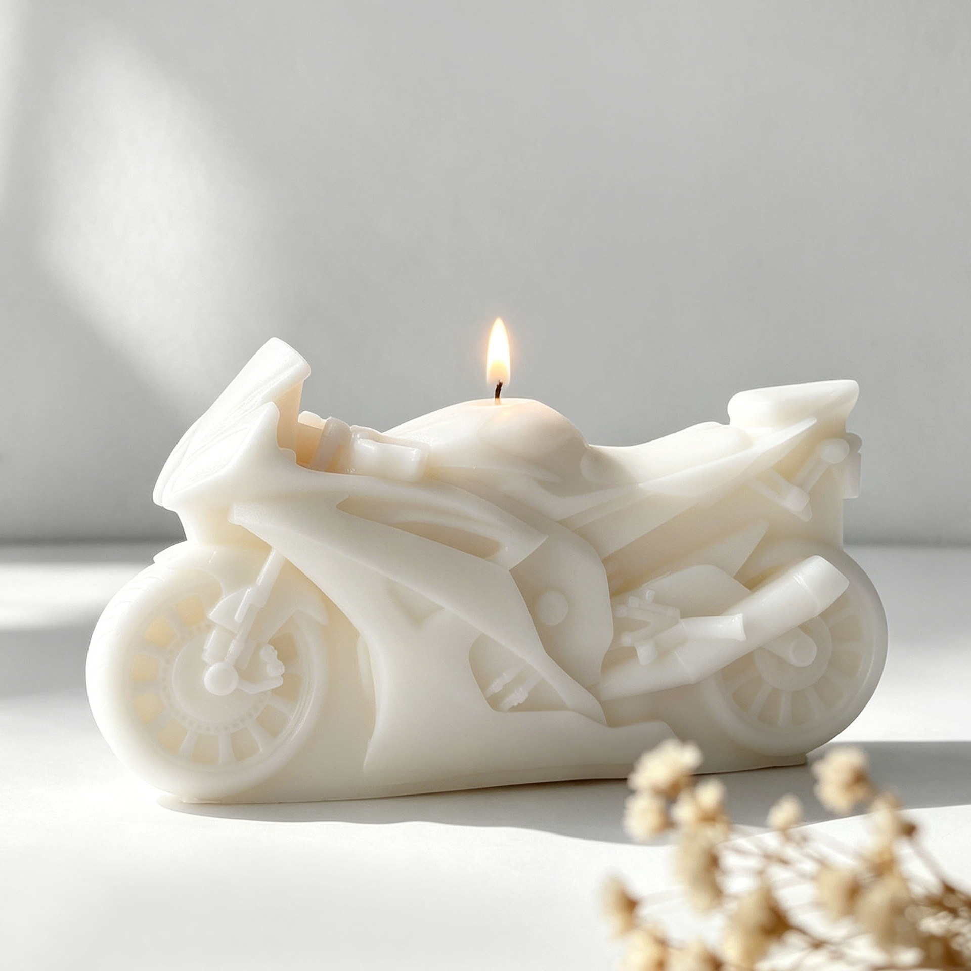 แม่พิมพ์ซิลิโคนรูปทรงมอเตอร์ไซ - Candle Supplies Storage บทวิจารณ์และราคา