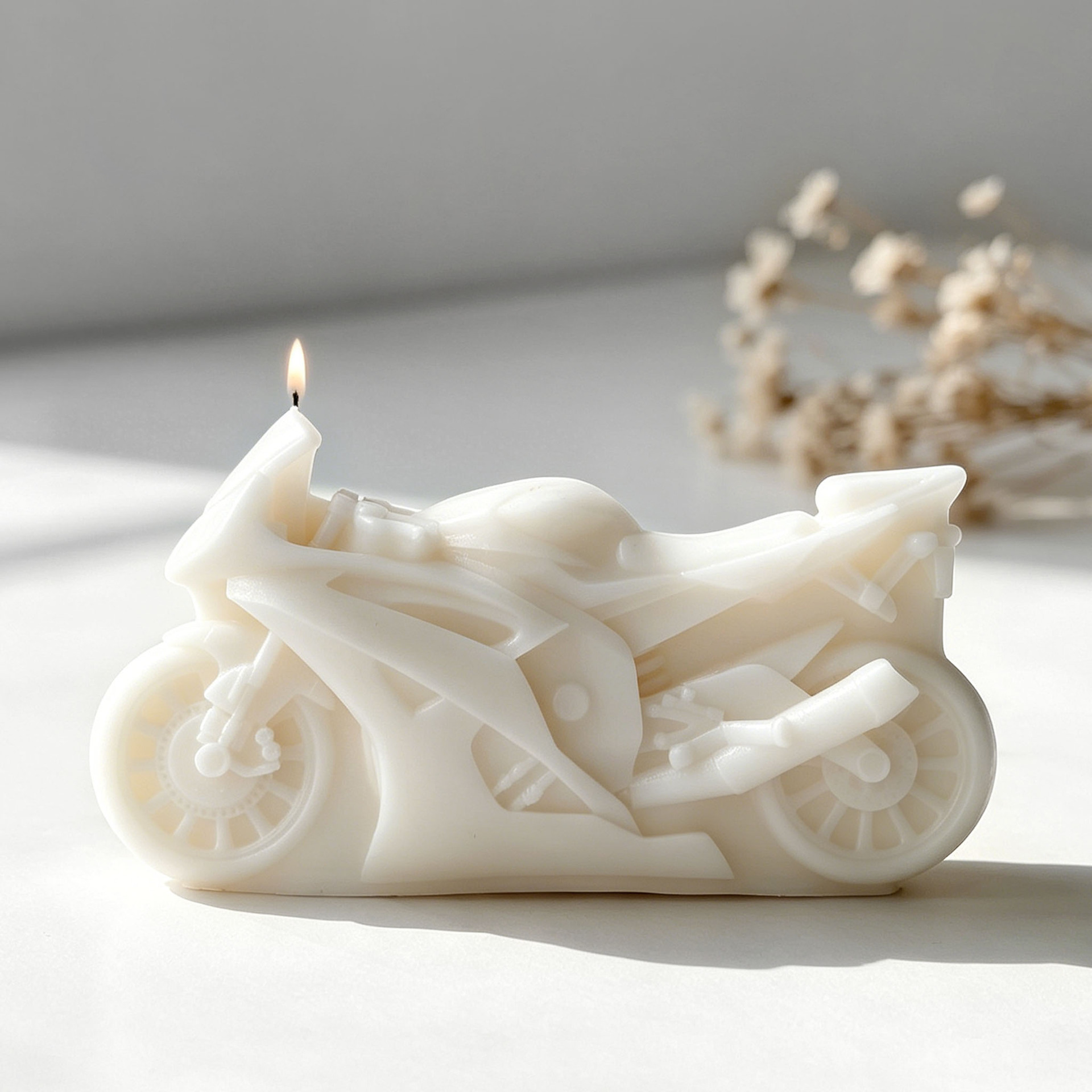 แม่พิมพ์ซิลิโคนรูปทรงมอเตอร์ไซ - Candle Supplies Storage บทวิจารณ์และราคา