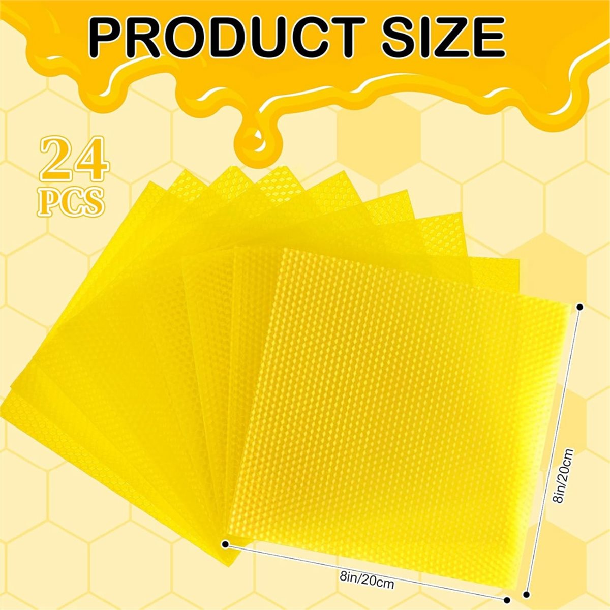 ชุดทำเทียนขี้ผึ้ง N94R 24 ชิ้น - Beeswax Sheet Roll บทวิจารณ์และราคา
